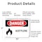 Signmission Acetylene Danger Sign, Plastic, 10in W x 7in L, 2PK OS-2PACK-DS-P-710-L-1988 - alternate 7